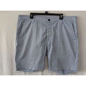 Men's AG Adriano Goldschmied Wanderer Slim Trouser Shorts Light Blue Size 40R